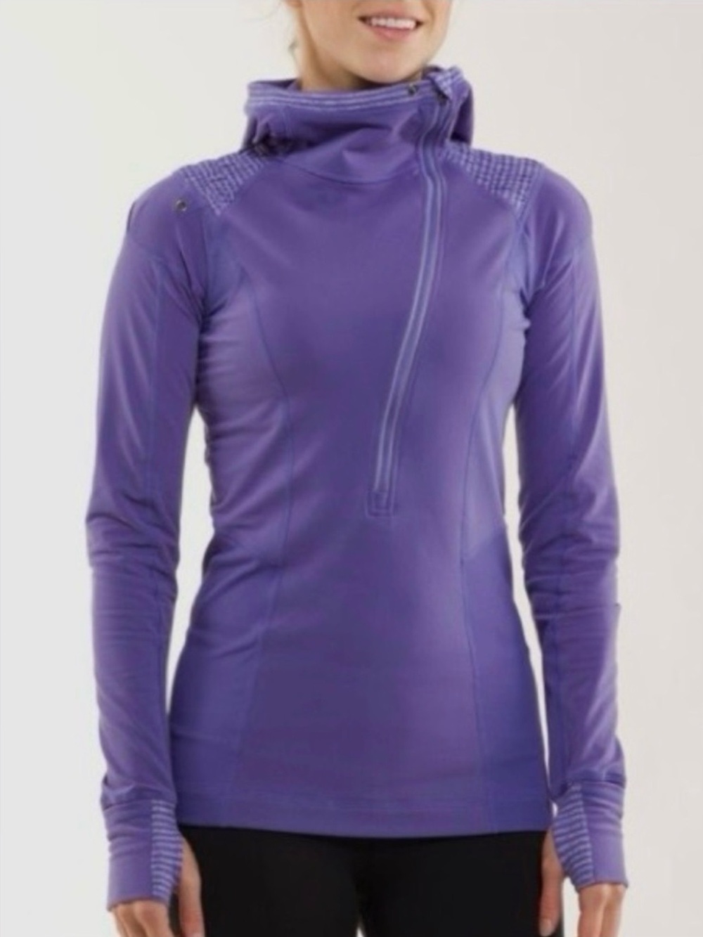 Lululemon Run: For It Pullover Persian Purple 4